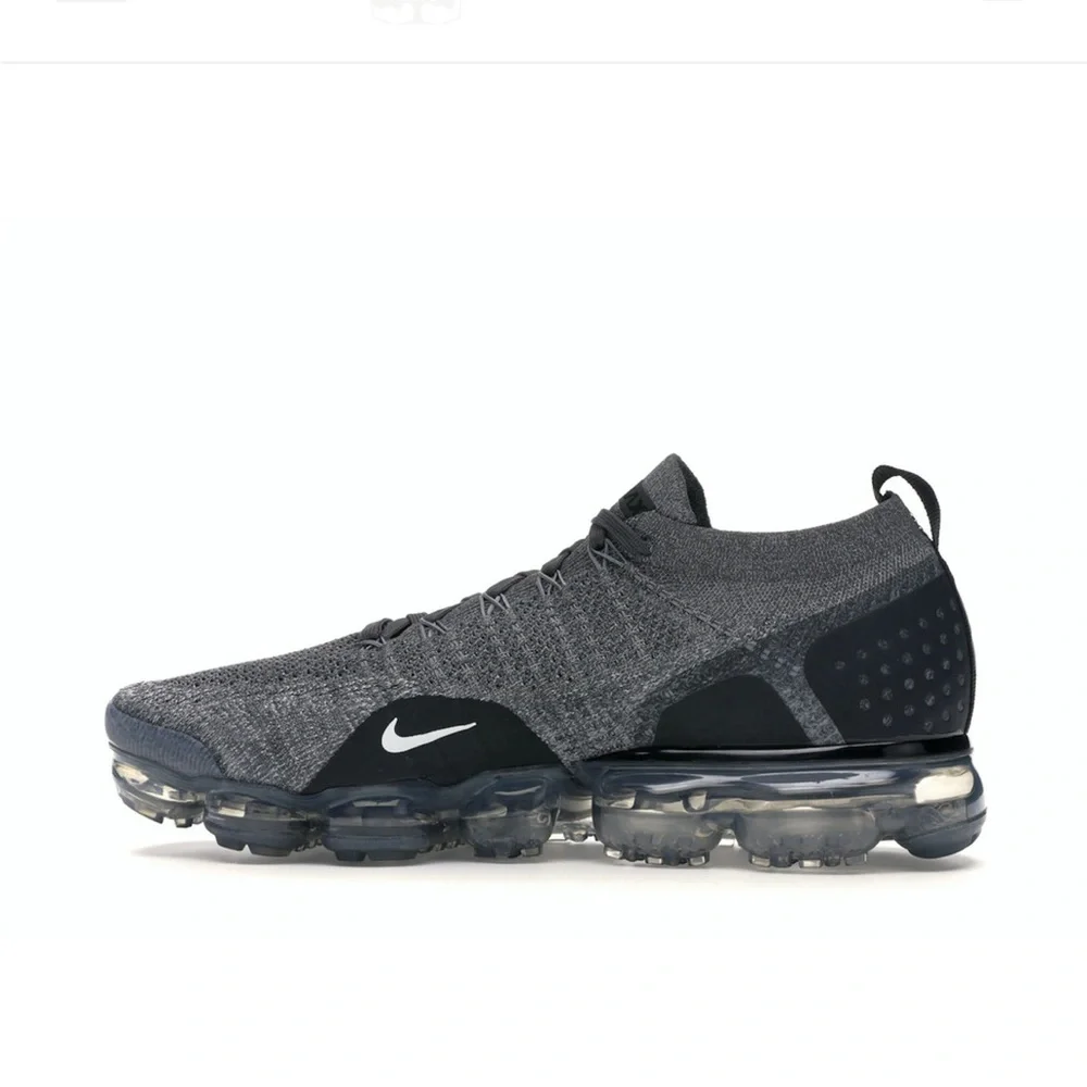 Nike Air VaporMax 2.0 Flyknit Wolf Gray Running Shoes Sneakers Men’s Size 9.5